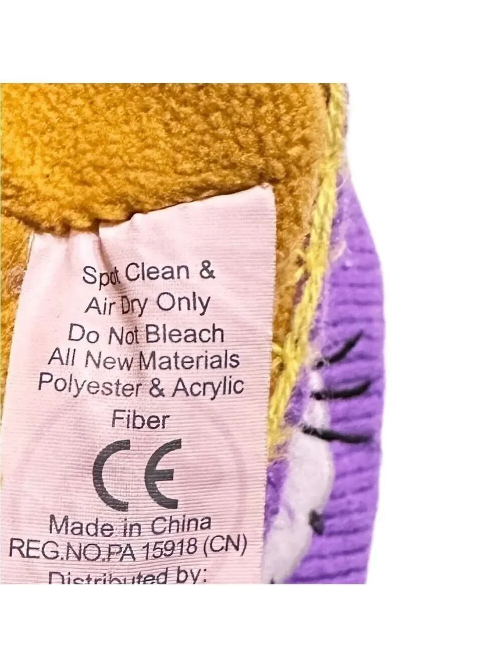 Flipeez‎ Winking Kitty Cat Purple Pink Knit Hat with Moveable Tail Size OS